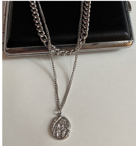 Mystic Ocean Hip Hop Necklace - Retro Gold Coin Pendant